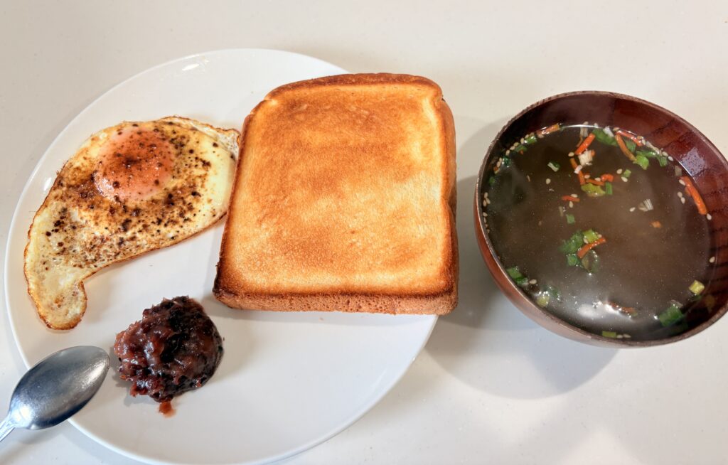 あんバターとトーストセットのイメージ画像